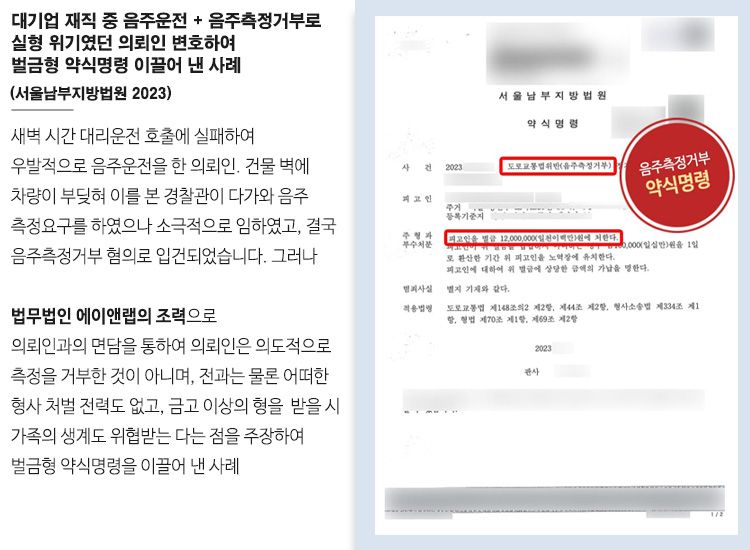 [음주운전] 대기업 재직 중 음주측정거부, 퇴직 방어 가능성은? 이미지 1