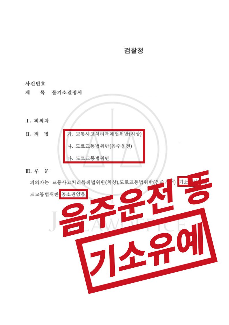음주킥보드/교통사고치상 등, 기소유예 이미지 1