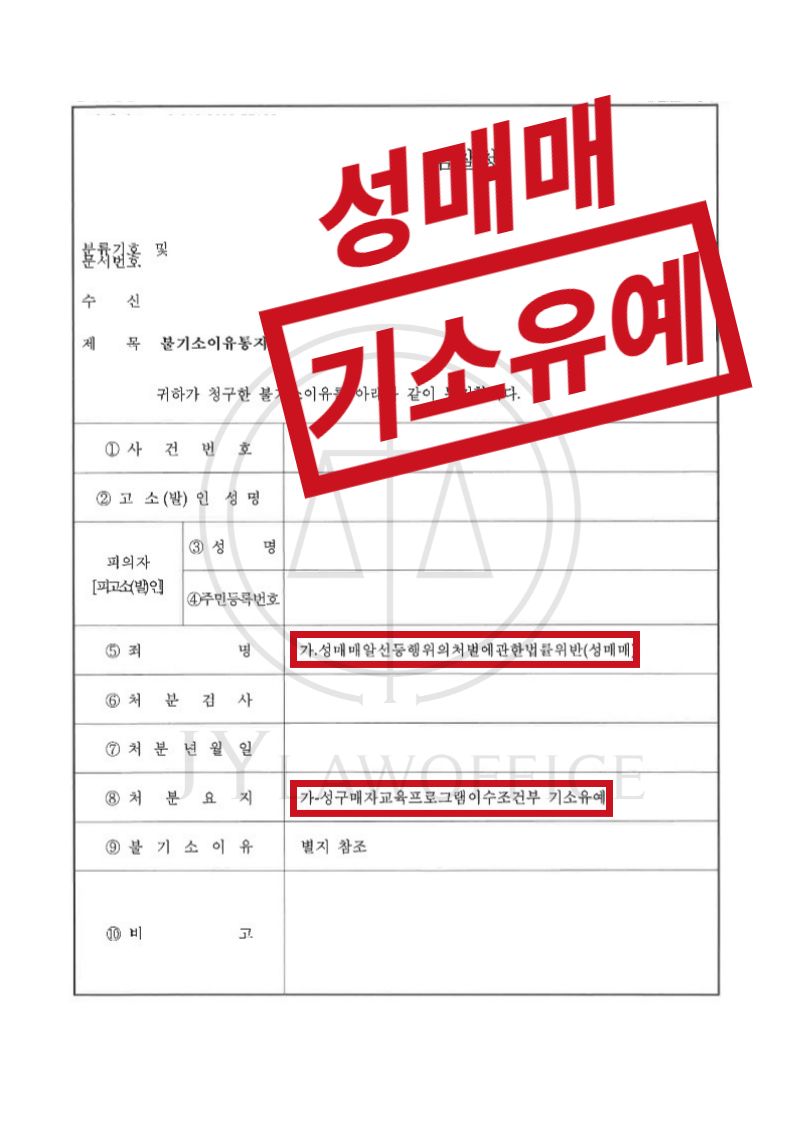 성매매, 일회성 아니어도 기소유예 이미지 1